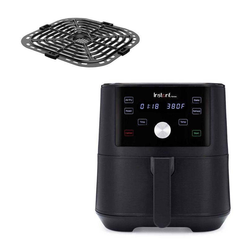 Instant Vortex 6 qt 4-in-1 Air Fryer: Instant Pot, 1700W, Black, Dishwasher-Safe, Roasts & Bakes, 1-Year Warranty