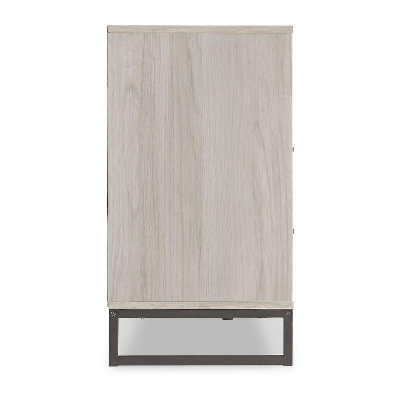 Signature Design by Ashley Contemporary Socalle 6 Drawer Dresser, Light Natural