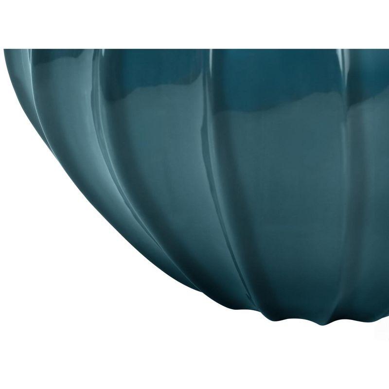 Monarch Specialties Lighting 24inchH Table Lamp Blue Ceramic Ivory / Cream Shade Transitional