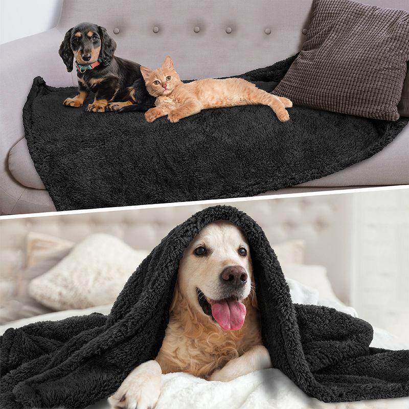 PetAmi Sherpa Fleece Pet Blanket