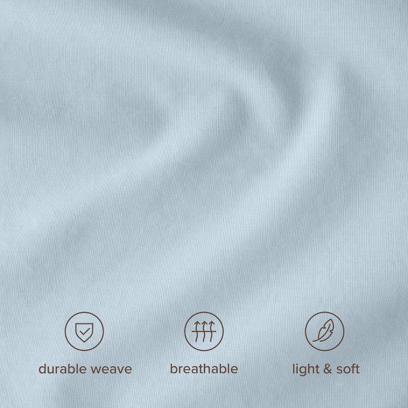 Bare Home Modern & Contemporary Organic Percale Machine Woven Duvet Cover Set