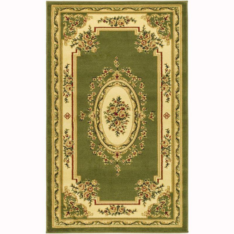 Lyndhurst LNH218 Power Loomed Accent Rug - Sage/Ivory - 2'3"x4' - Safavieh
