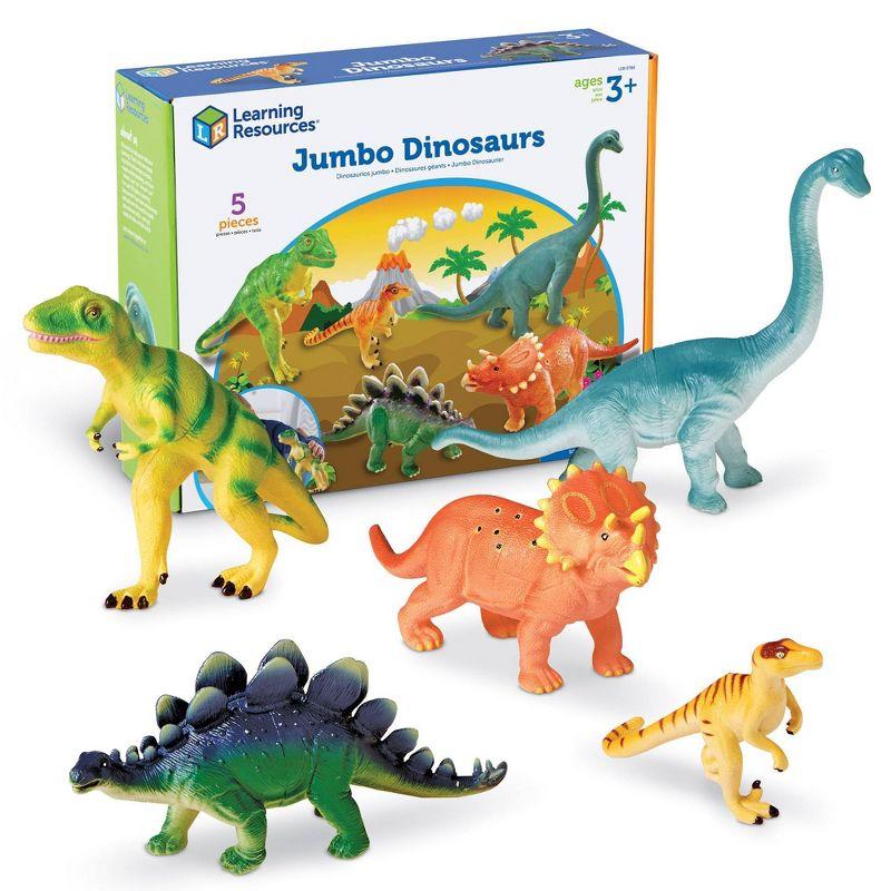 Learning Resources Jumbo Dinosaurs, Set Of 5