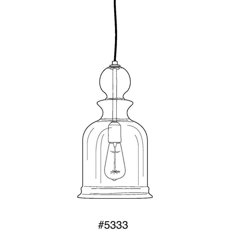Progress Lighting, Staunton Collection, 1-Light Wall Sconce, Brushed Nickel, Clear Glass Shade
