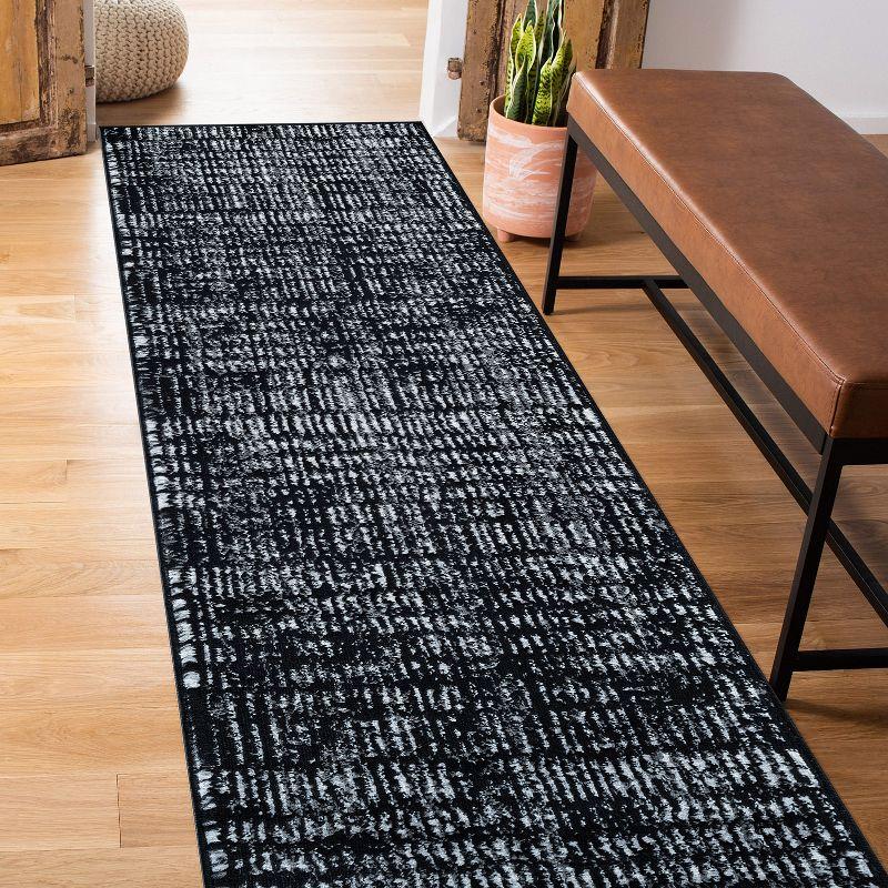 World Rug Gallery Bohemian Minimalist Stripe Desing Area Rug