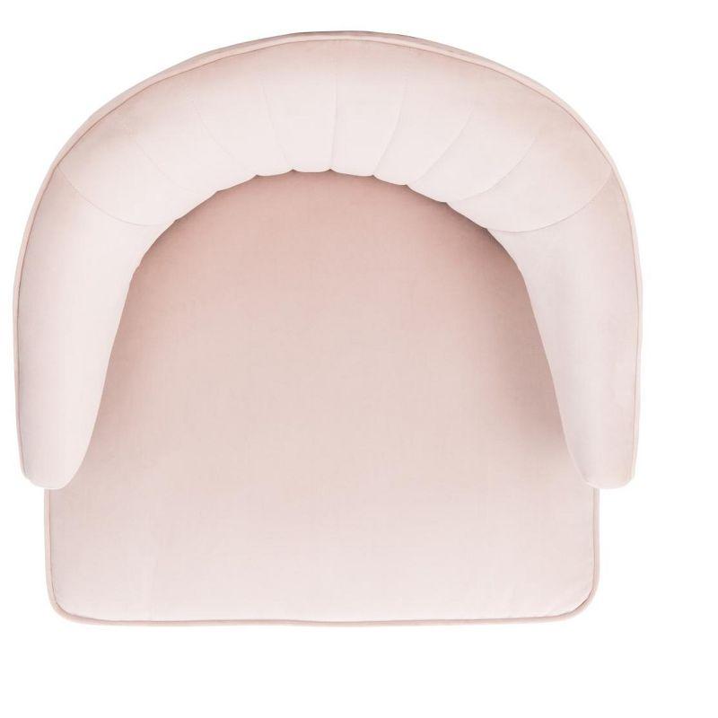 Stazia Wingback Accent Chair - ACH4502 - Blush/Black - Safavieh