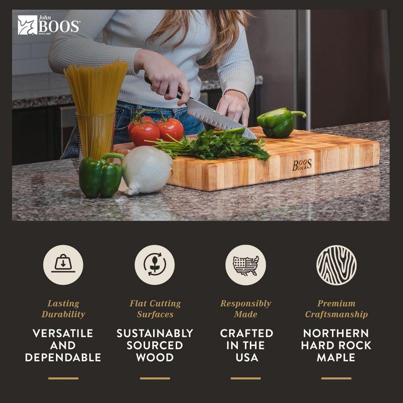 John Boos John Boos Chinese Cutting Board 3" End Grain Reversible