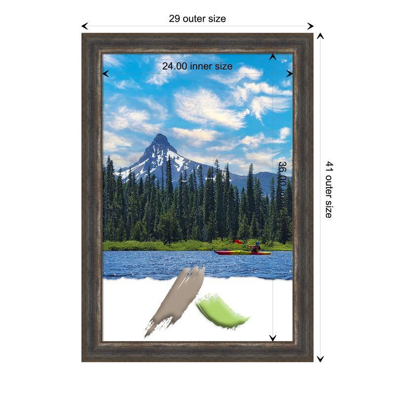 Amanti Art Alta Rustic Char Picture Frame