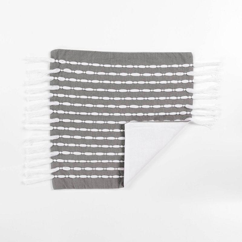 Lush Decor Cotton Striped 20'' Throw Pillow Cover
