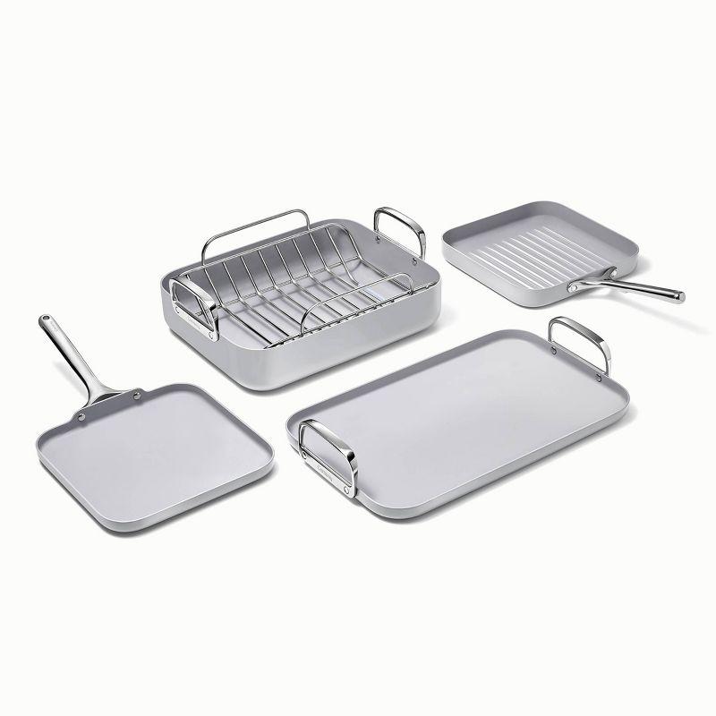 Caraway ® Grey Ceramic Non-Stick 7-Piece Cookware Set