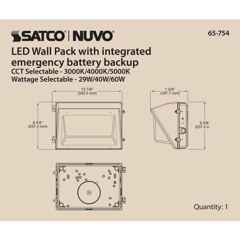 1 - Head LED Dusk to Dawn Outdoor Security Wall Pack