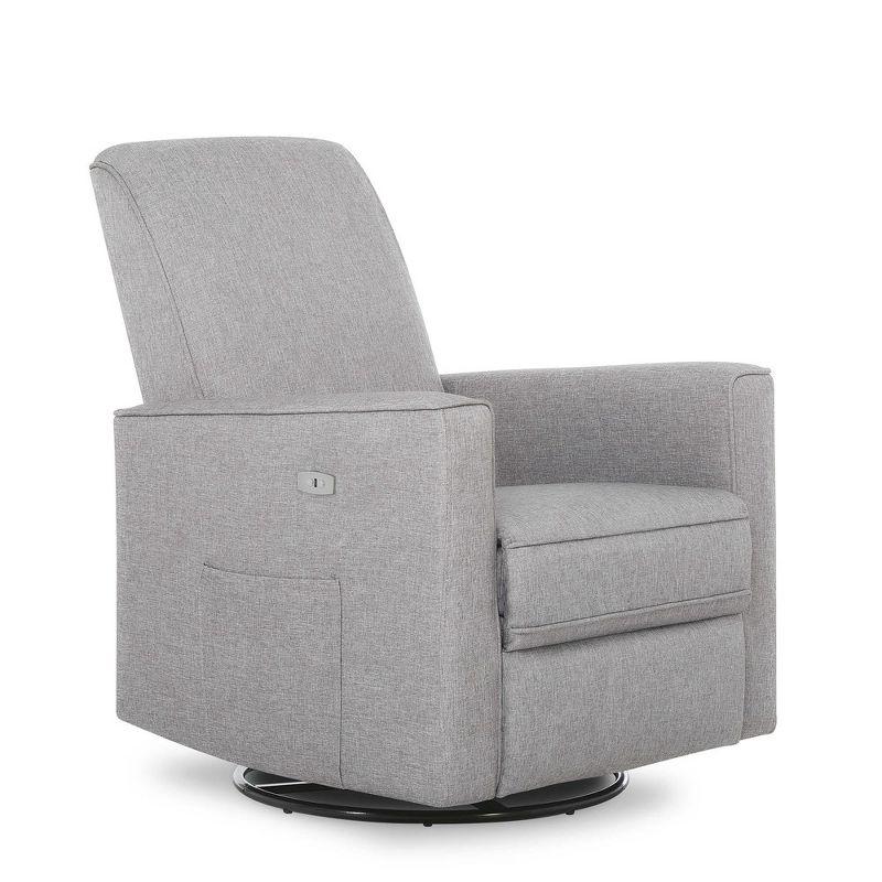 Evolur Greenguard Gold Certified Upholstered Swivel Reclining Glider