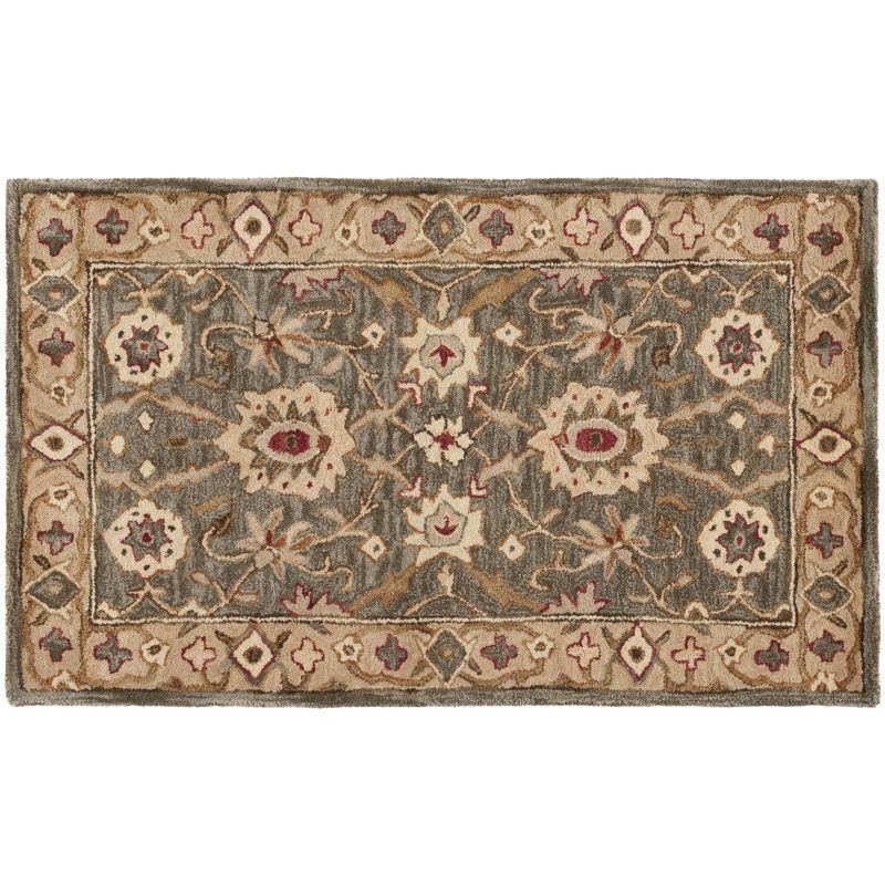 Anatolia Brown and Ivory Hand Tufted Wool Area Rug