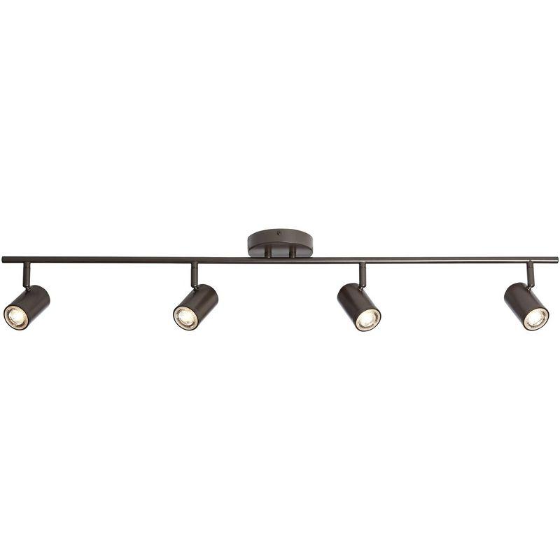 Vester 42" Bronze LED Ceiling Track Light with Adjustable Heads