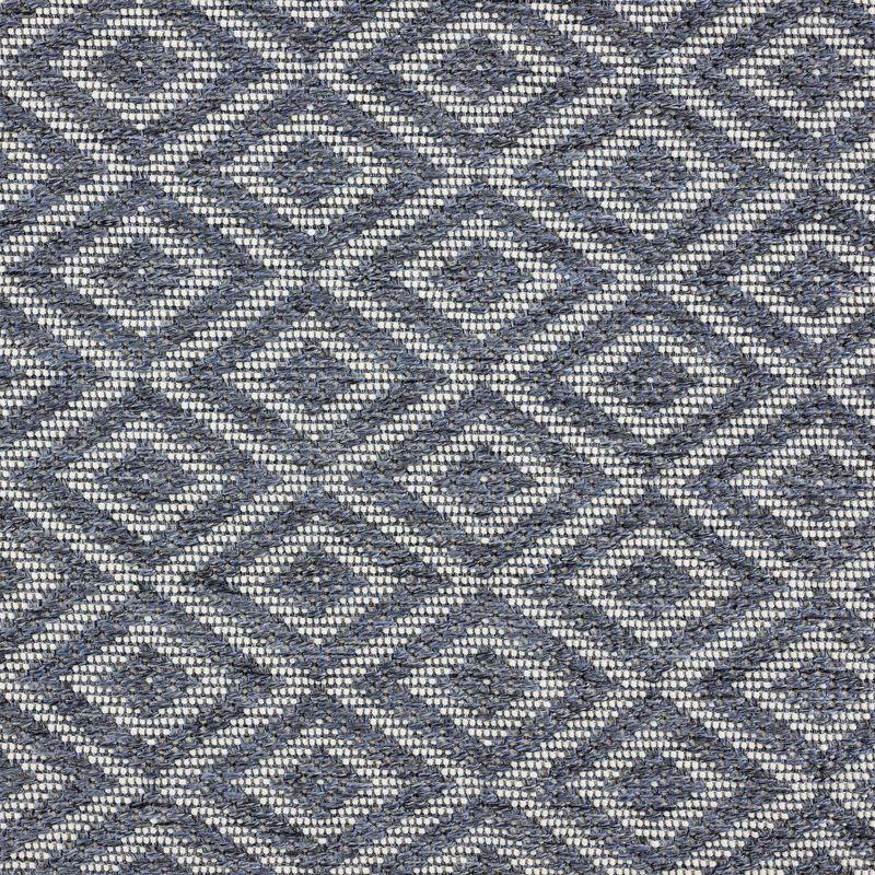7'10" x 10'2" Tripoli Lydia Indoor/Outdoor Rug Denim/Cream - Home Dynamix: UV & Stain Resistant, Woven