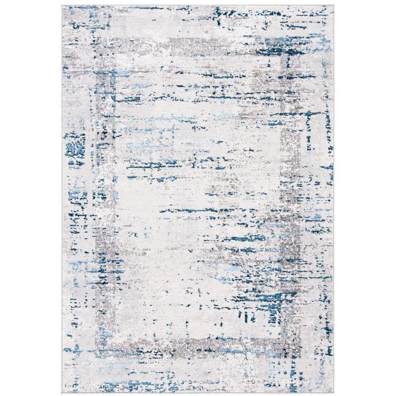 Amelia ALA271 Machine Made Indoor Area Rug - Grey/Blue - 5'-5"x7'-7" - Safavieh