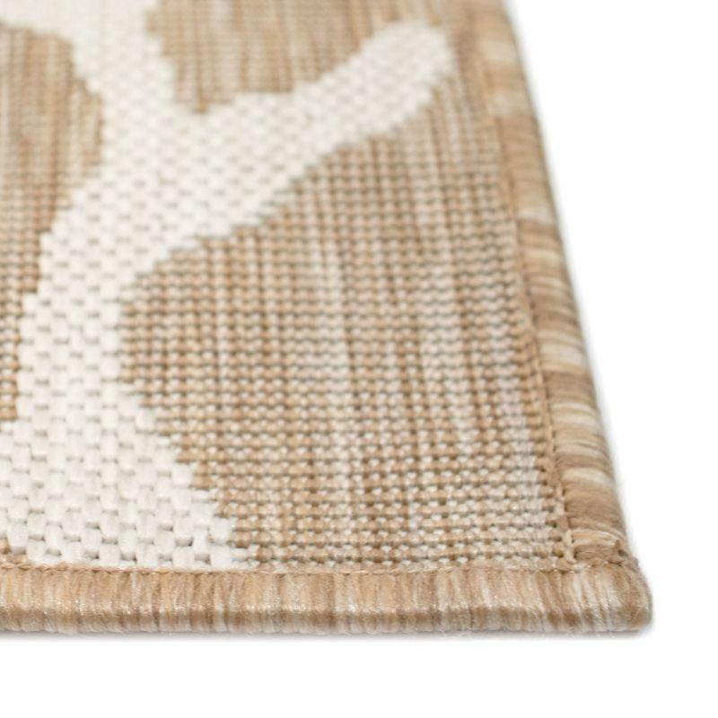 Liora Manne Carmel Coral Border Indoor/Outdoor Rug Sand 7'10" x 9'10"