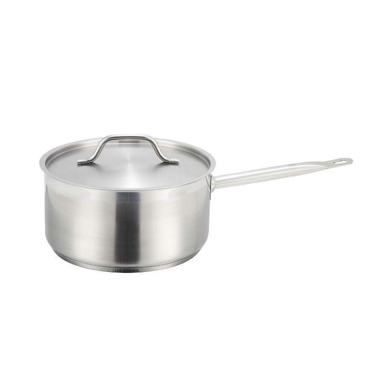 Stainless Steel 3.5 Quart Sauce Pan with Cover