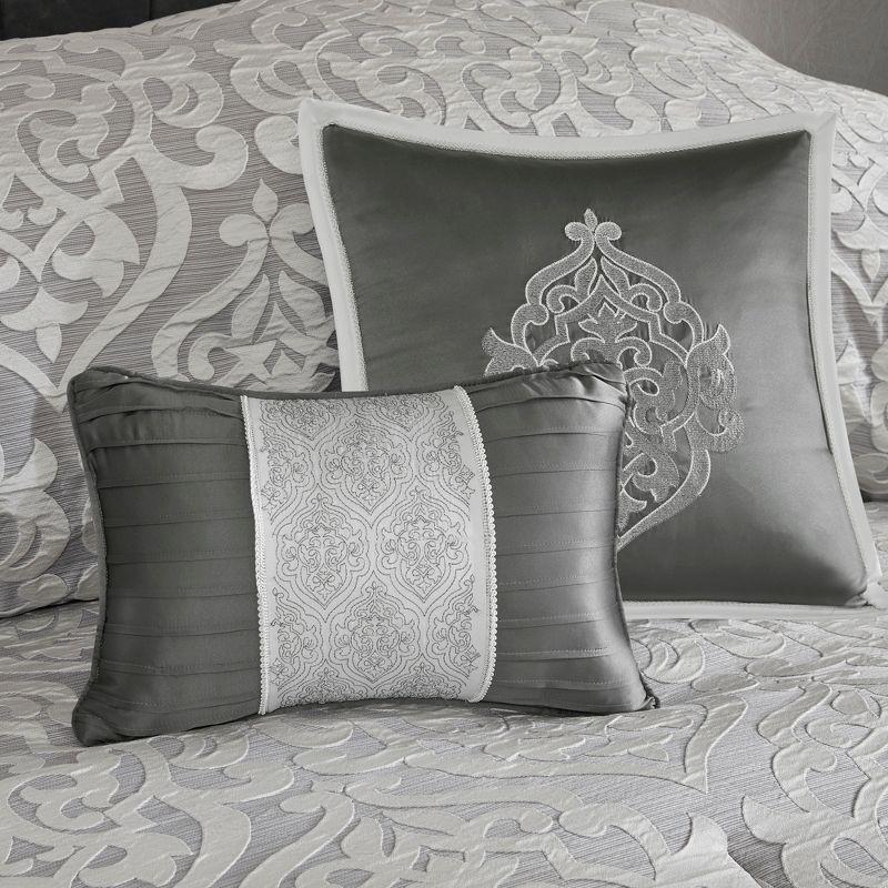 Madison Park Odette Jacquard 8 Piece Comforter Set
