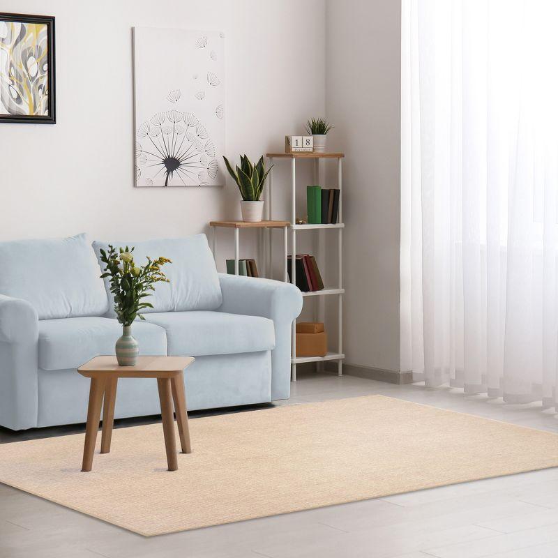 Liora Manne Calais Solid Indoor/Outdoor Rug Sand 3'6" x 5'6"