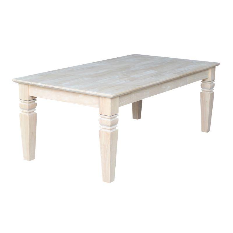 International Concepts Java Coffee Table: Farmhouse Style, Hardwood Frame, Spot Clean, 18" High