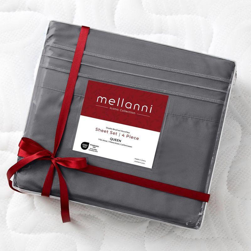 4 Piece Microfiber Sheet Set - Mellanni