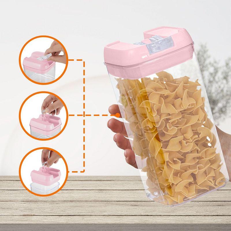 Cheer Collection Cheer Collection Food Storage - Set of 6 Containers and 6 Lids (Set of 6)