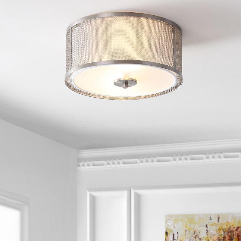 Eldon Flush Mount - Nickel - Safavieh.