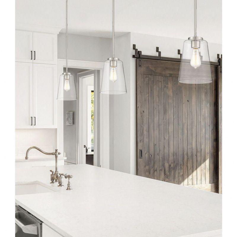 Savoy House Calhoun 1 - Light Pendant in  Satin Nickel