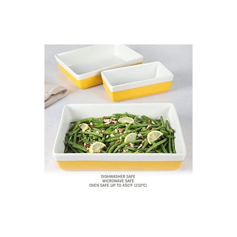 Martha Stewart 3 Piece Stoneware Bakeware Set