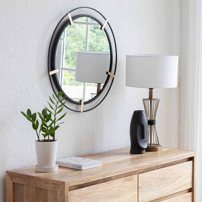 Metal Flat Wall Mirror