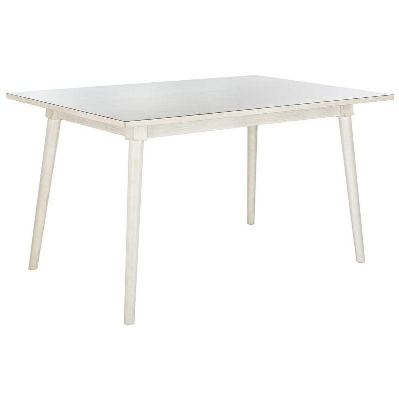 Tia Rectangle Dining Table - Antique White - Safavieh