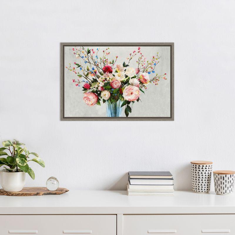 Amanti Art Grenada Flowers by Allison Pearce Canvas Wall Art Print Framed 23 x 16-in.