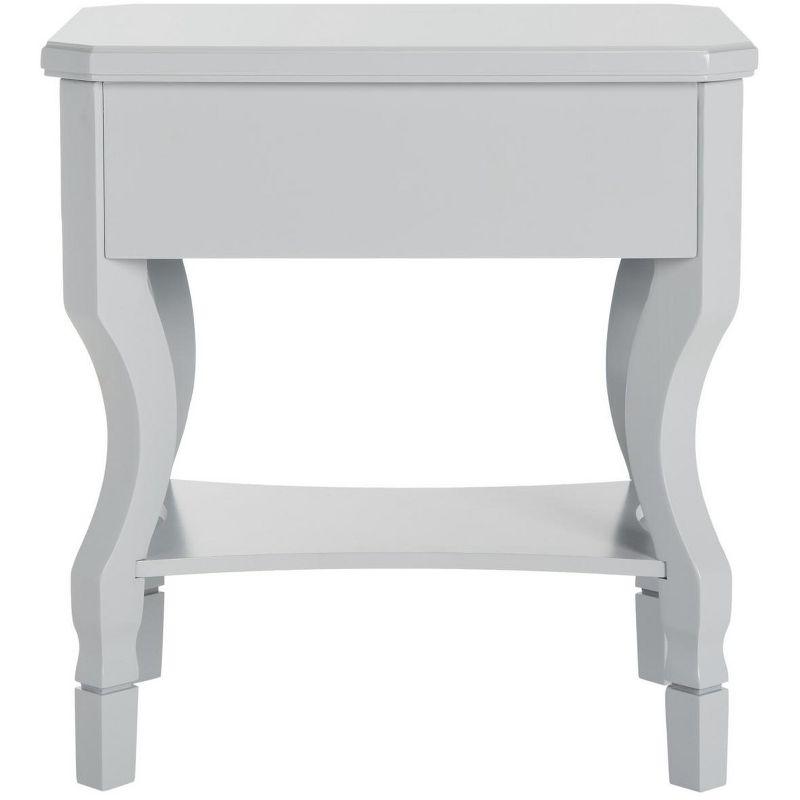 Alaia 1 Drawer Night Stand - Grey - Safavieh