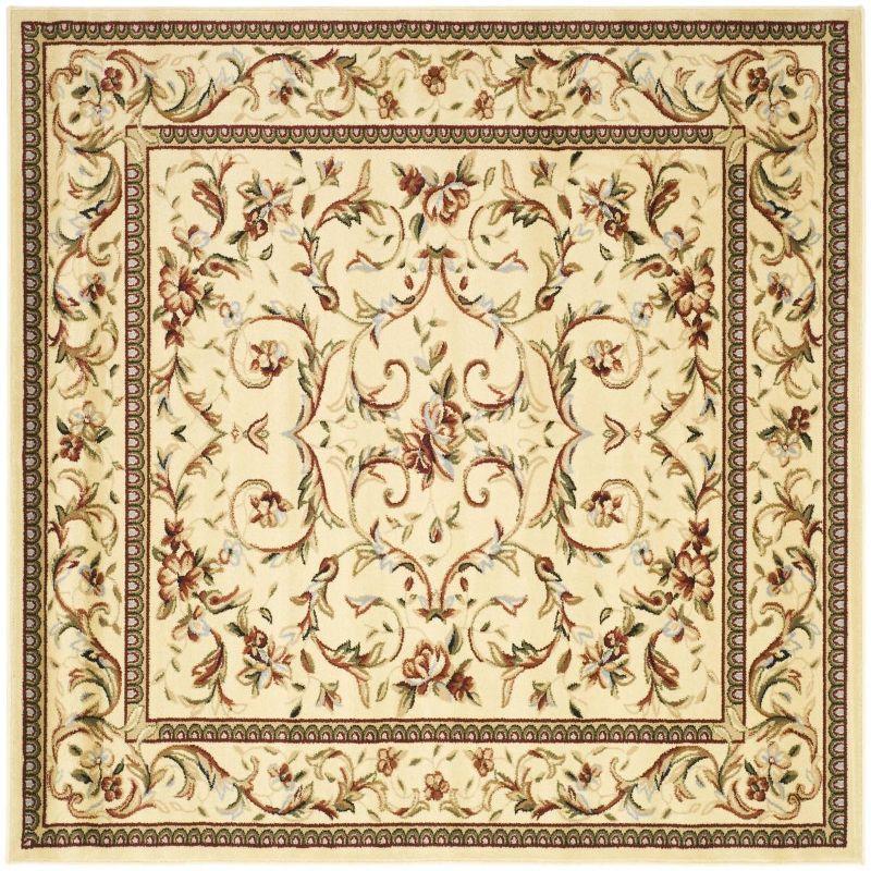 Lyndhurst LNH322 Power Loomed Area Rug - Ivory/Ivory - 10'x10' - Safavieh
