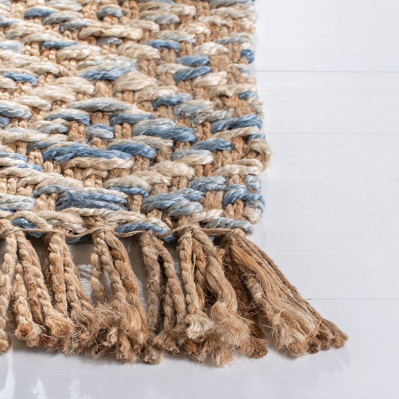 Natural Fiber NF822 Hand Woven Area Rug - Natural/Blue - 8'x10' - Safavieh.