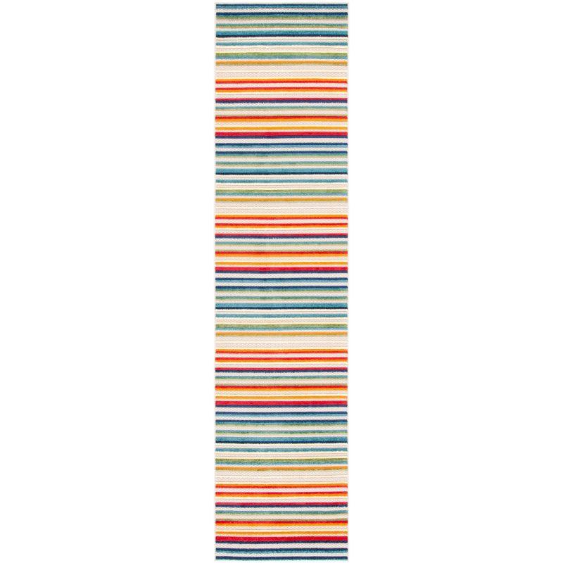 Cabana CBN323 Loomed Indoor Runner Rug - Ivory/Green - 2'2"x9' - Safavieh