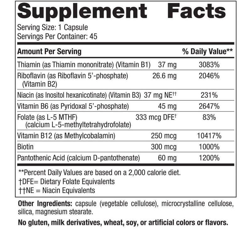 Nordic Naturals Vitamin B Complex - Optimal Ratio B Vitamins, Vegan, 45 Count