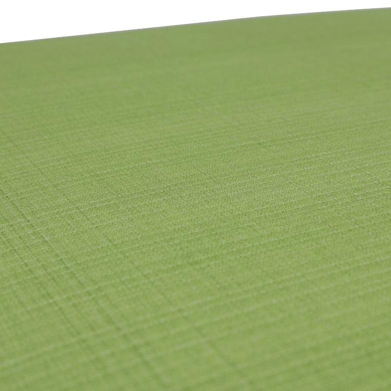 Outdoor Bench Cushion - Green Forsyth Solid - Pillow Perfect: Weather-Resistant, Fade-Resistant with Zipper Closure