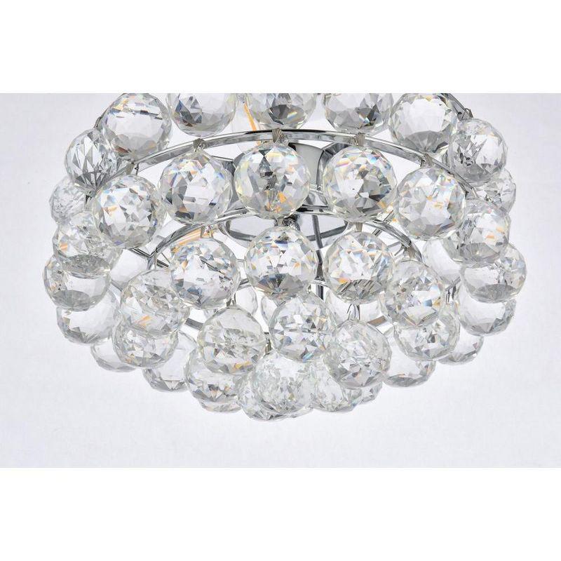 Elegant Lighting Savannah 12 inch flush mount in chrome