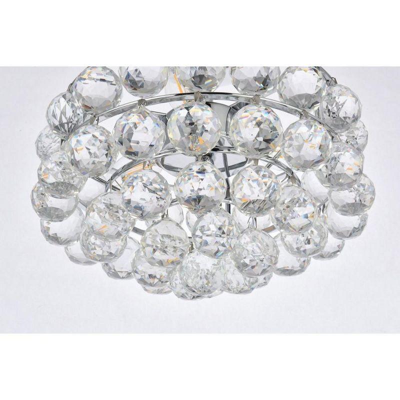 Elegant Lighting Savannah 12 inch flush mount in chrome