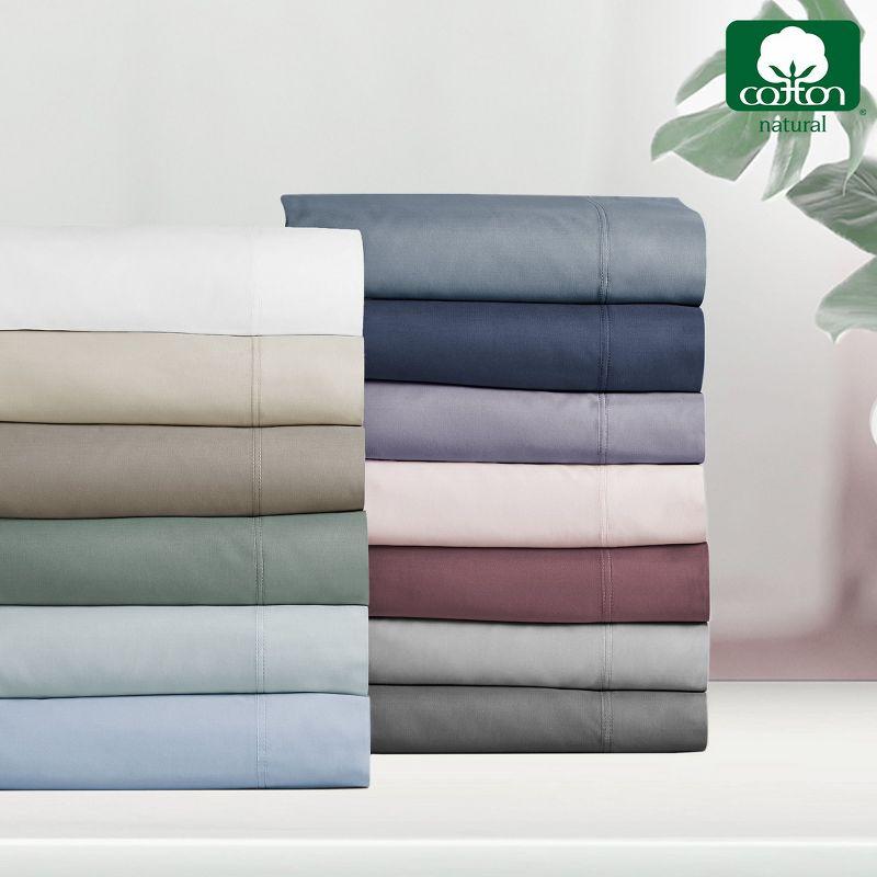 Luxury Fitted Sheet Only, 600 Thread Count - 100% Cotton Sateen, Deep Pocket, Soft, Cool & Durable by California Design Den