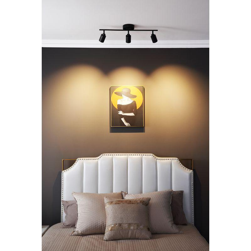 Vidalite Shura 3-Light Integrated LED Track Light with Rotatable Heads, 2 ft. Fixed Track Lighting Kit, 3000k, 1470 Lumens