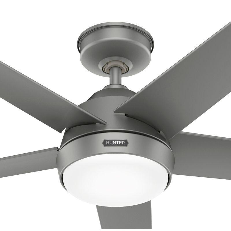 Skyflow 52" 5-Blade Standard WeatherMax Indoor/Outdoor Ceiling Fan with Lights and Wall Control