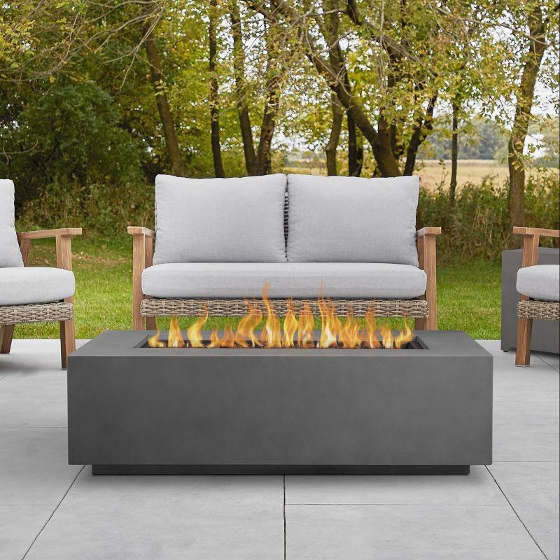 AEGEAN Propane / Natural Gas Outdoor Fire Pit Table