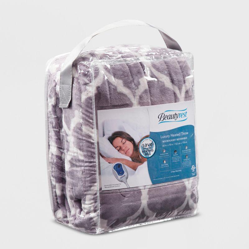 Beautyrest Beautyrest Heated Ogee Oversized Throw