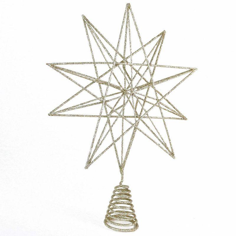 Ornativity Glitter Star Tree Topper - Gold