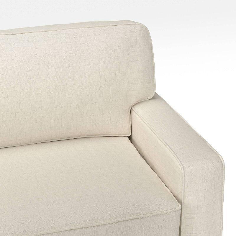 Serta Palisades 73" Track Arm Sofa, Easy Care Fabric, Soft Pillow Back, Pocket Coil Seat Cushions