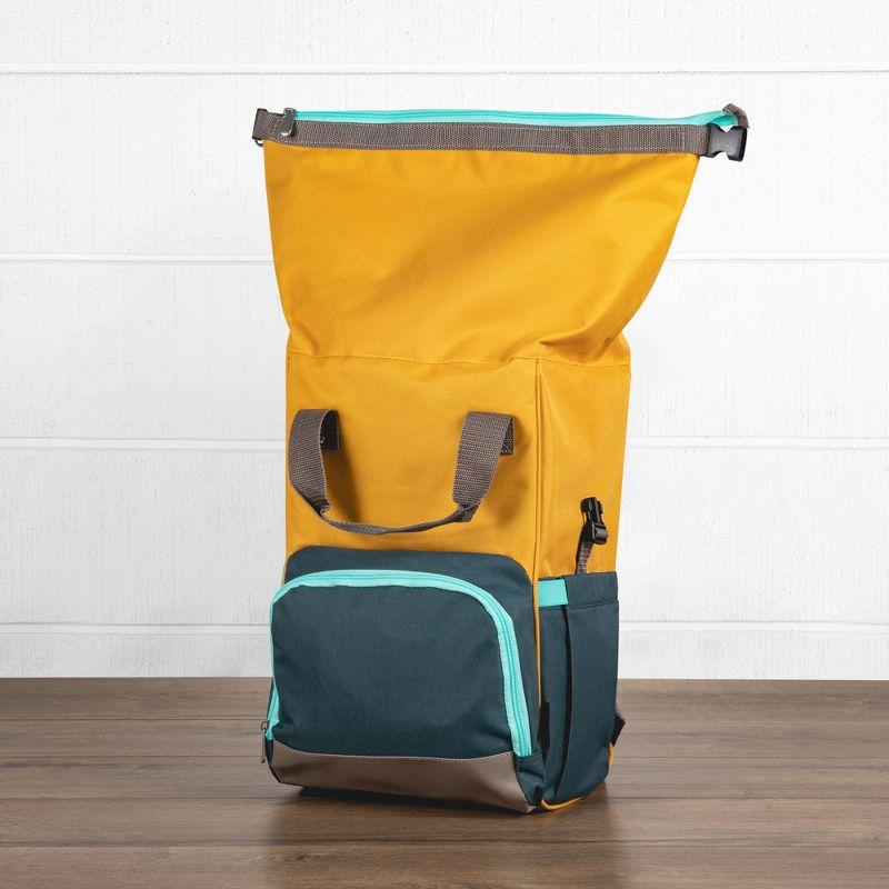 Picnic Time On The Go Roll-Top Backpack Cooler - Hiking Backpack Cooler