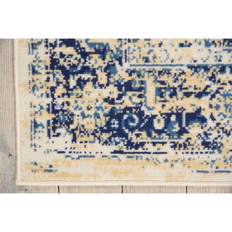Nourison Grafix GRF14 White Area Rug 5'3" x 7'3"